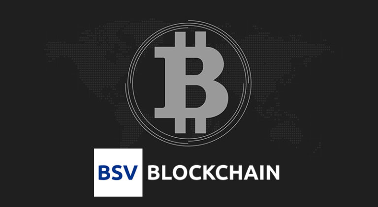 BSV Blockchain and Bitcoin logo